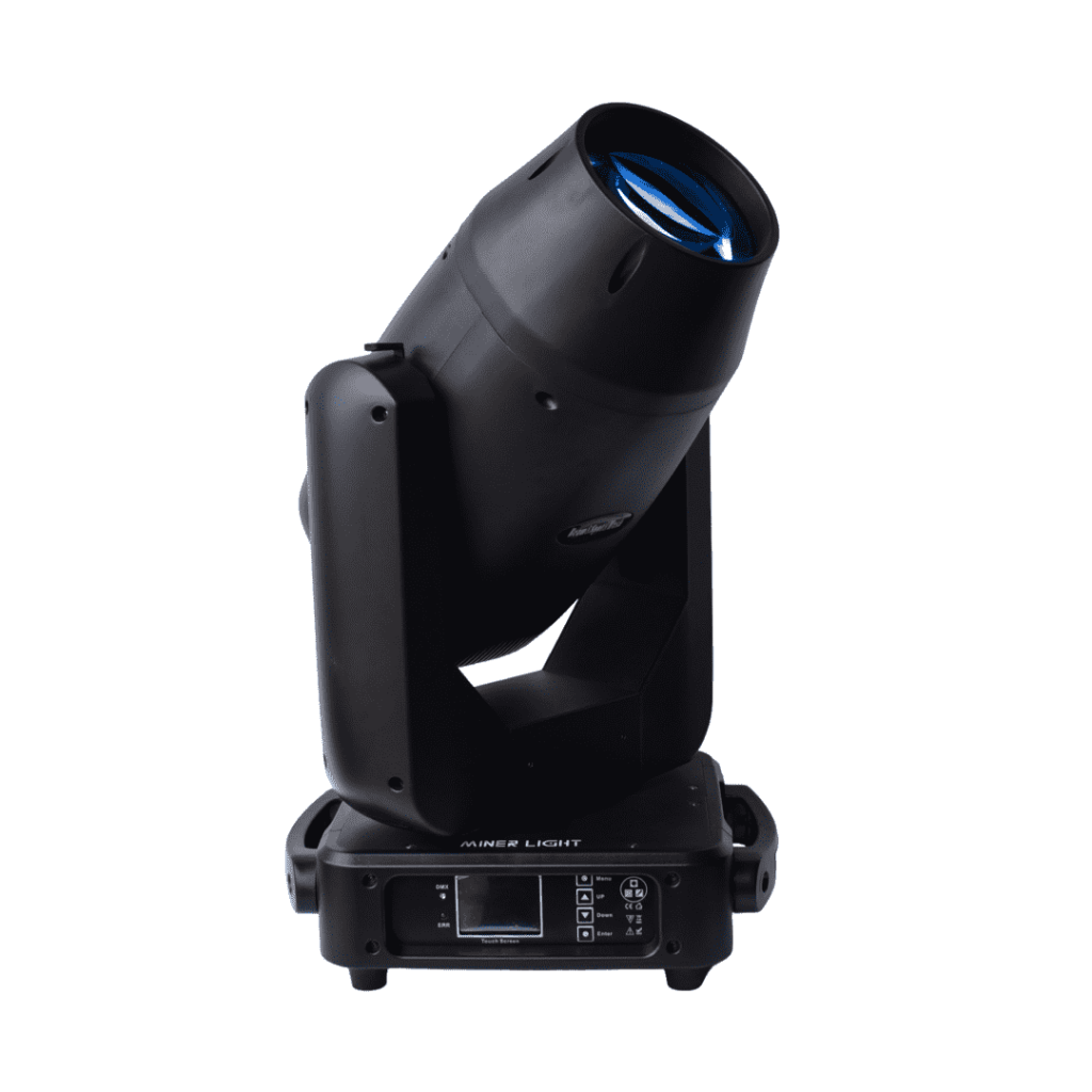 Testa mobile BMW CMY 3in1 460W LED Miner con gobo, prismi, zoom e frost, fornita in flight case da 2 pezzi