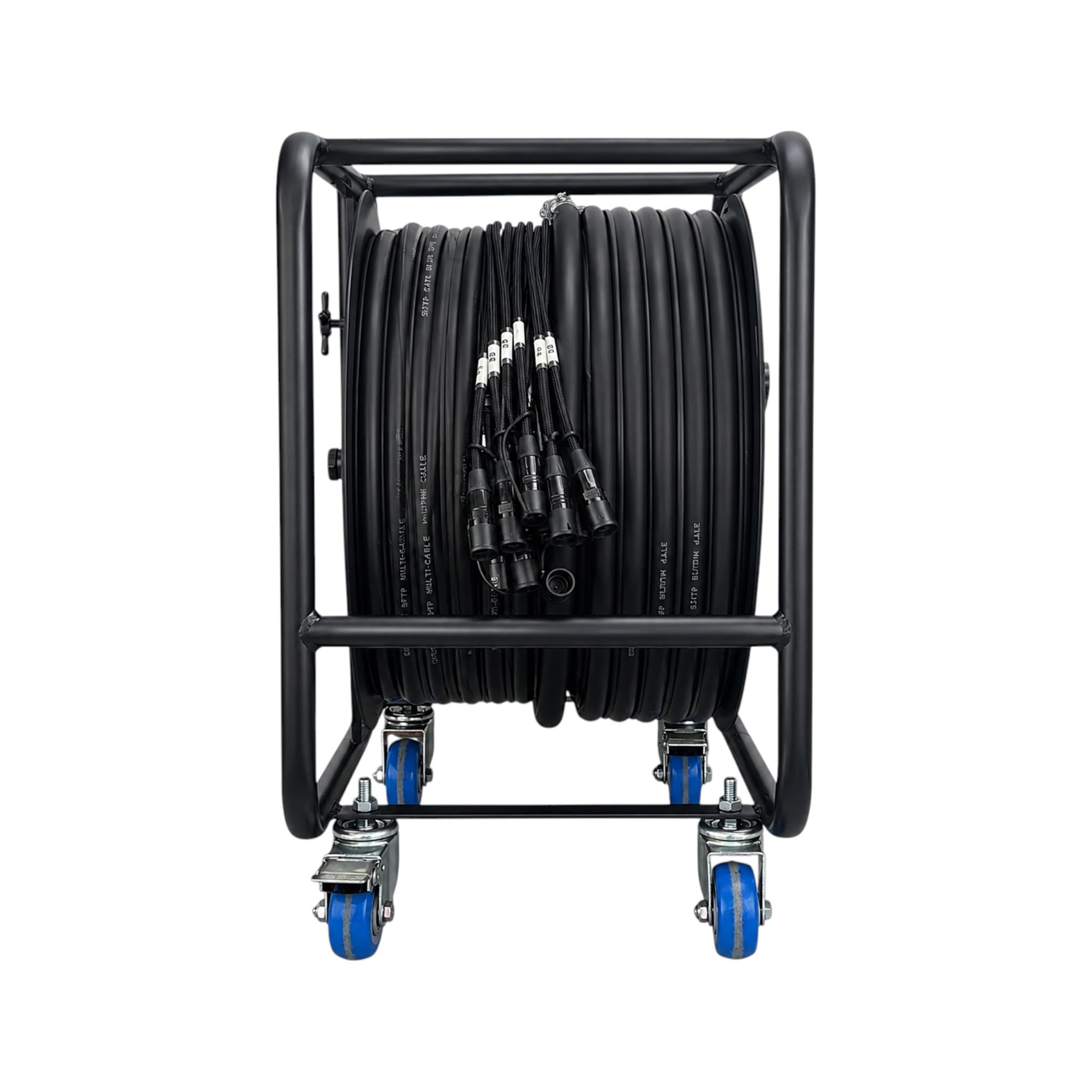 8-Channel Cat6 Cable Reel 60m - Image 3